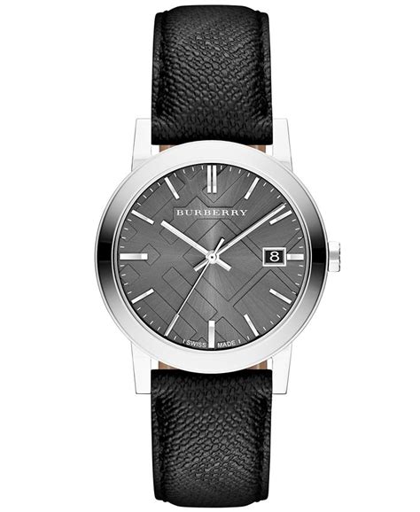 burberry watch bu9030|Watch, Men's Swiss Beat Check Fabric Strap 38mm BU9030.